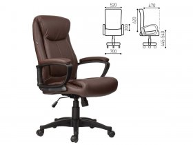 Кресло офисное BRABIX Enter EX-511, коричневое в Верх-Туле - verh-tula.mebel-nsk.ru | фото