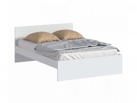 Кровать двуспальная 1,4м Бруклин СБ-3353 (белый) в Верх-Туле - verh-tula.mebel-nsk.ru | фото