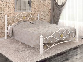 Кровать двуспальная Гарда-3 на металлокаркасе 1,4 м в Верх-Туле - verh-tula.mebel-nsk.ru | фото