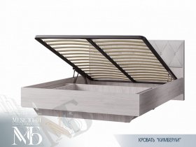 Кровать двуспальная с подъем. мех. 1,6 м  Кимберли КР-13 в Верх-Туле - verh-tula.mebel-nsk.ru | фото
