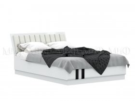 Кровать двуспальная с подъем.мех. 1,6м Магнолия в Верх-Туле - verh-tula.mebel-nsk.ru | фото