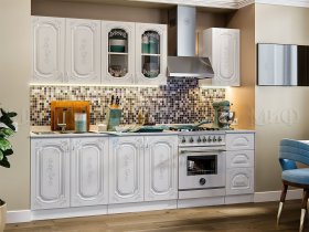 Кухонный гарнитур Лиза-2 (белый) в Верх-Туле - verh-tula.mebel-nsk.ru | фото
