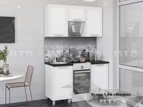 Кухонный гарнитур Монро 1,5 м в Верх-Туле - verh-tula.mebel-nsk.ru | фото
