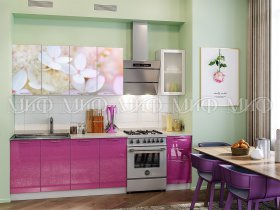 Кухонный гарнитур Вишневый цвет в Верх-Туле - verh-tula.mebel-nsk.ru | фото
