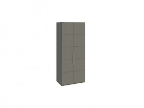 Шкаф для одежды с 2 дверями Наоми (джут/фон серый) СМ-208.07.03 в Верх-Туле - verh-tula.mebel-nsk.ru | фото