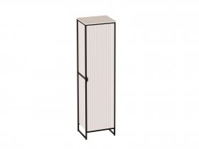 Шкаф однодверный Нора (персидский жемчуг) (гостиная) в Верх-Туле - verh-tula.mebel-nsk.ru | фото