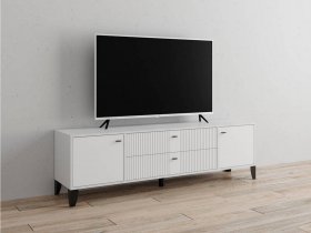 Тумба под ТВ Парус-10 (белый/белый снег) в Верх-Туле - verh-tula.mebel-nsk.ru | фото